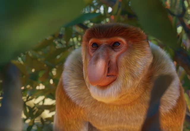파일:PlanetZoo Zoopedia Proboscis Monkey.jpg