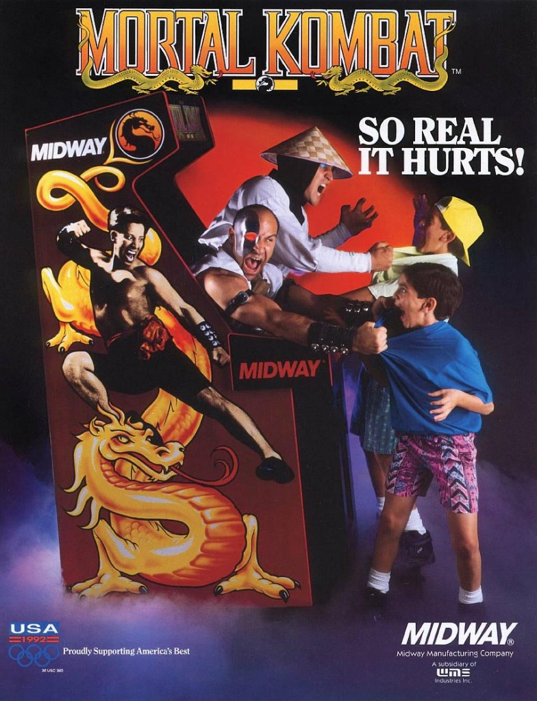Mortal Kombat (1992) arcade flyer.png