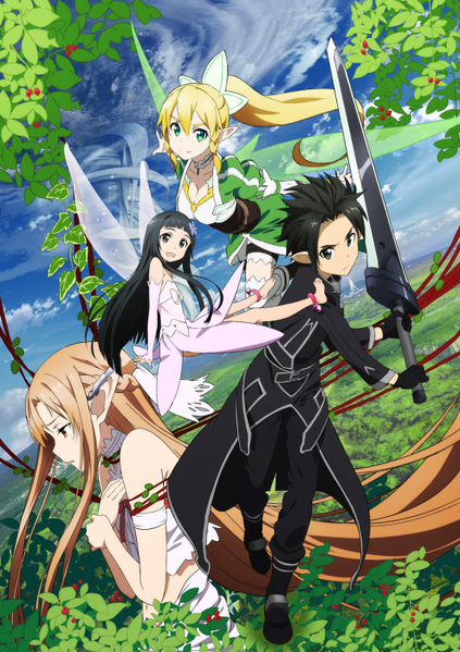 파일:Sword Art Online TVA 1st season Fairy Dance key visual.png