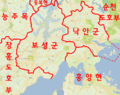 조선시대 보성군의 영역