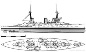 HMS Invincible (Battlecruiser) (1909).gif