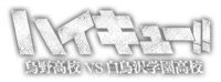 Haikyu!! Karasuno Koko VS Shiratorizawa Gakuen Koko logo.png