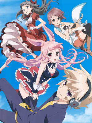 Problem Children Are Coming from Another World, Aren't They? (anime) key visual 01.png