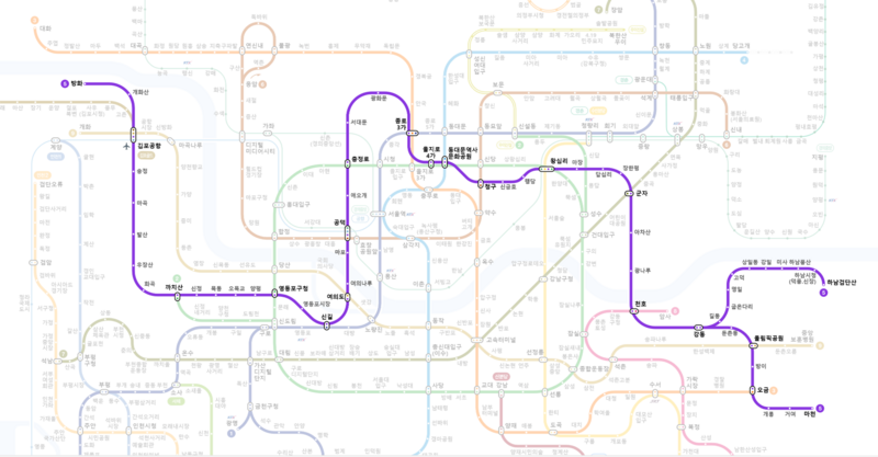 파일:Seoul Metro Line 5 Map.png