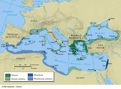서양 역사의 시작 고대 지중해 세계